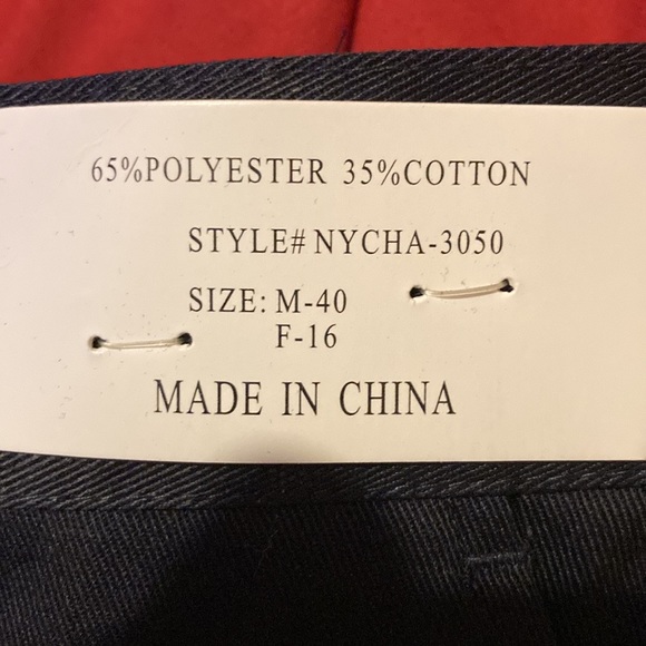 Blue work pants size 40 brand new never worn waterproof - Picture 2 of 5